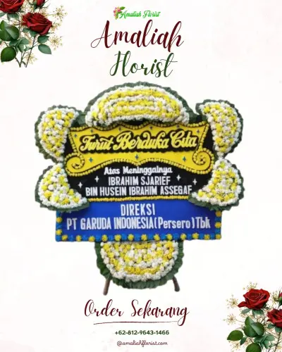 Papan Bunga Duka di Congkrang