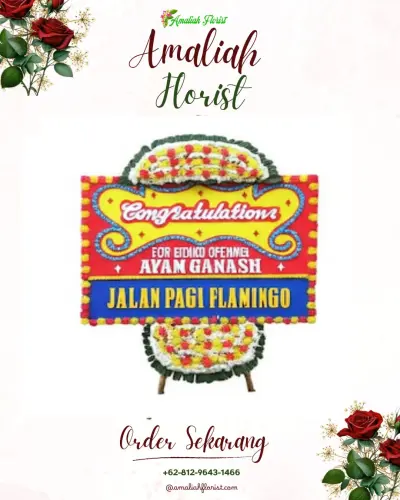 Bunga Papan Congratulation di Congkrang